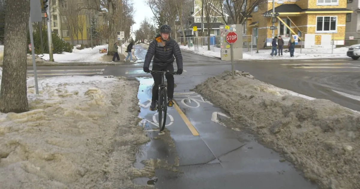 Edmonton Cyclists Demand Improved Winter Maintenance on Icy Bike Paths