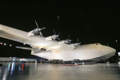 Spruce Goose: Largest Flying Boat’s Wingspan Tops Football Pitch