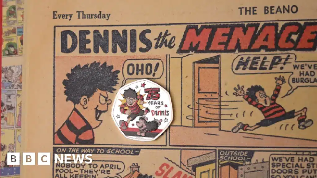 Dennis the Menace 50p Coin Marks 75 Years of Beano Mischief