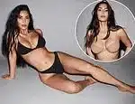 Kim Kardashian Stuns in Black Lingerie for SKIMS Cotton Line