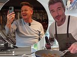David Beckham Joins Gordon Ramsay for Meal Kit Launch and Cooking Demo