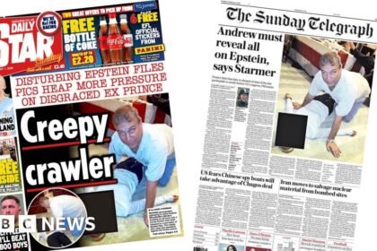 UK Front Pages Focus on Prince Andrew’s Epstein Scandal Revelations