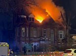 Major Fire Engulfs London Nursery Roof, 60 Firefighters Respond
