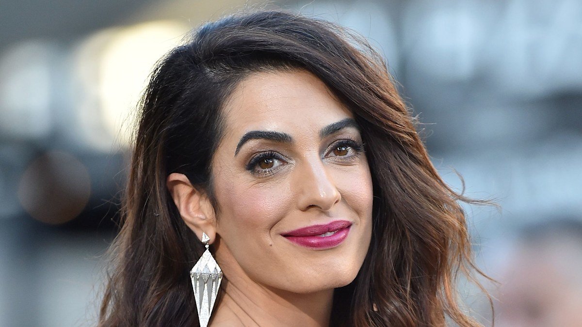 Amal Clooney Stuns in Vintage Versace Chainmail Dress at Star-Studded LA Event
