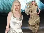Anya Taylor-Joy Stuns in Champagne Silk, Diane Kruger Dazzles at Louvre PFW Gala