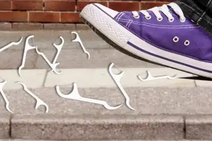Why Used Floss Picks Are Littering Streets Across the UK