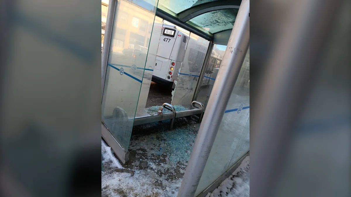 Winnipeg Bus Crashes Into Shelter, Injuring Two Women Riders