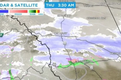 Snowfall Warnings Hit Central, Southern Alberta: Up to 20 cm Expected