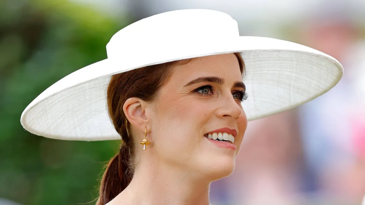 Princess Eugenie Reveals Baby Bump in Chic Skintight Dress