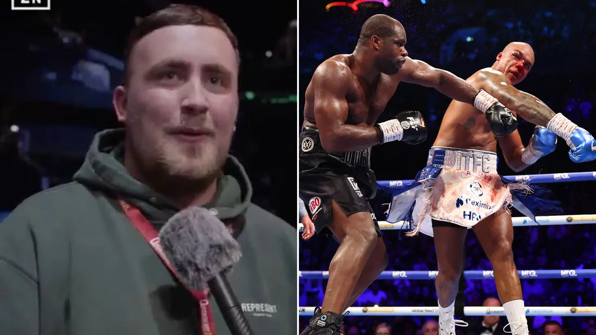 Luke Littler Hails Dubois-Wardley as Best Heavyweight Fight