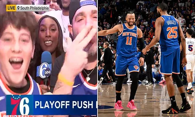 Knicks Fans Overrun Philly After Historic 4-0 Playoff Sweep Over 76ers Knicks Fans Overrun Philly After Historic 4-0 Playoff Sweep Over 76ers